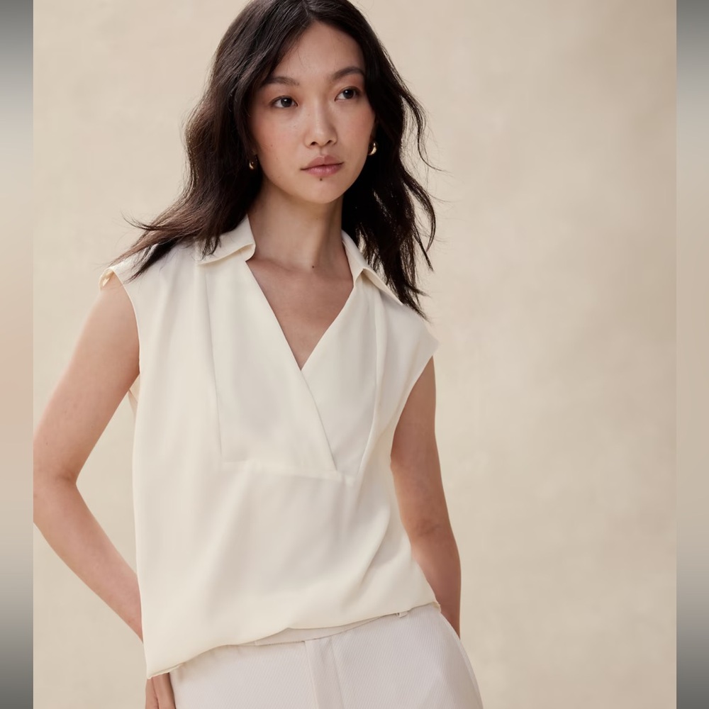 Banana Republic Collared Top  *2